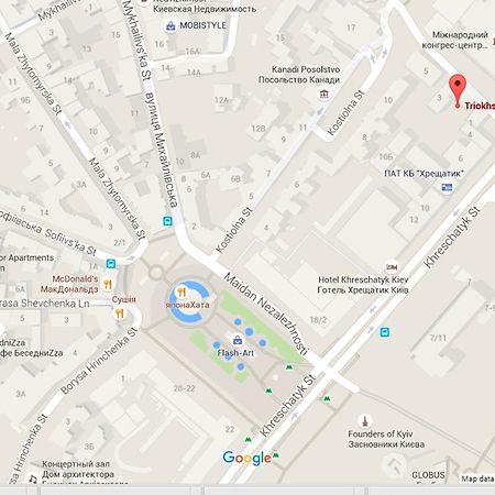 Apartment On Triokhsviatytelska Kiev Ngoại thất bức ảnh