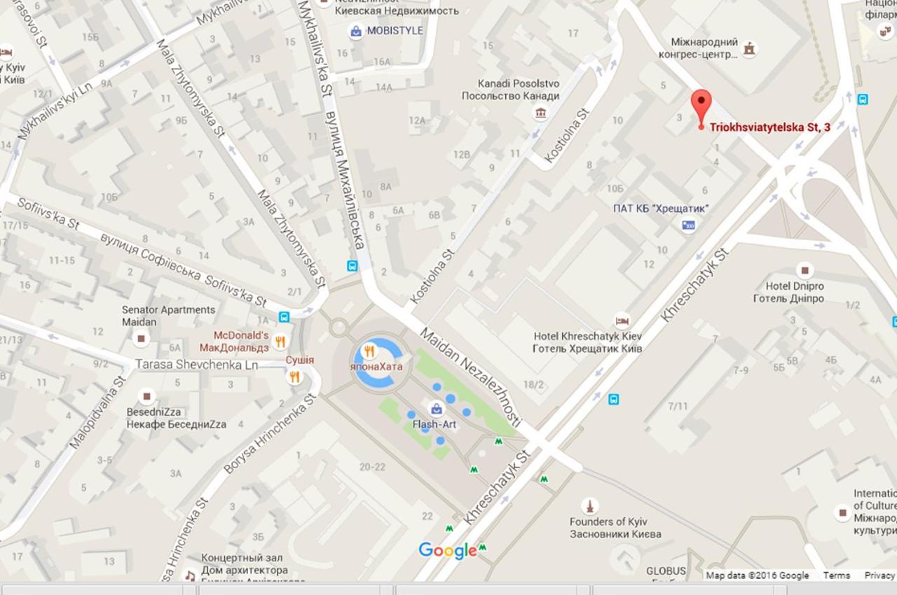 Apartment On Triokhsviatytelska Kiev Ngoại thất bức ảnh